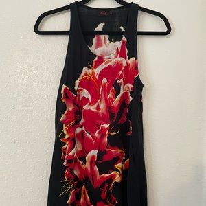 Motel Rocks Large Floral Print Tank Top Dress